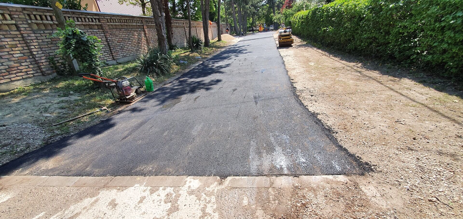 Elkészült az aszfaltozás